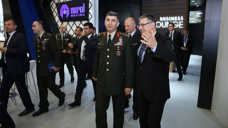 Nurol Makina IDEF2017 Kara kuvvetleri komutanı